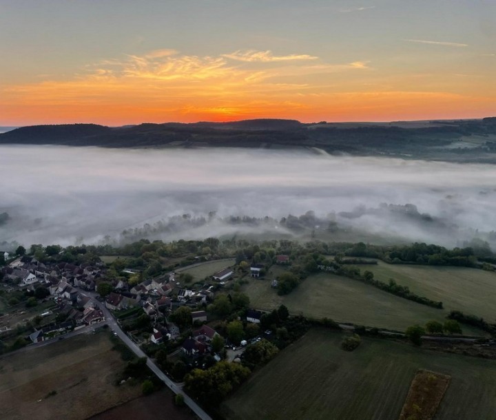 Billet de vol en montgolfière Vézelay Bourgogne Montgolfières Billet Tour en montgolfière