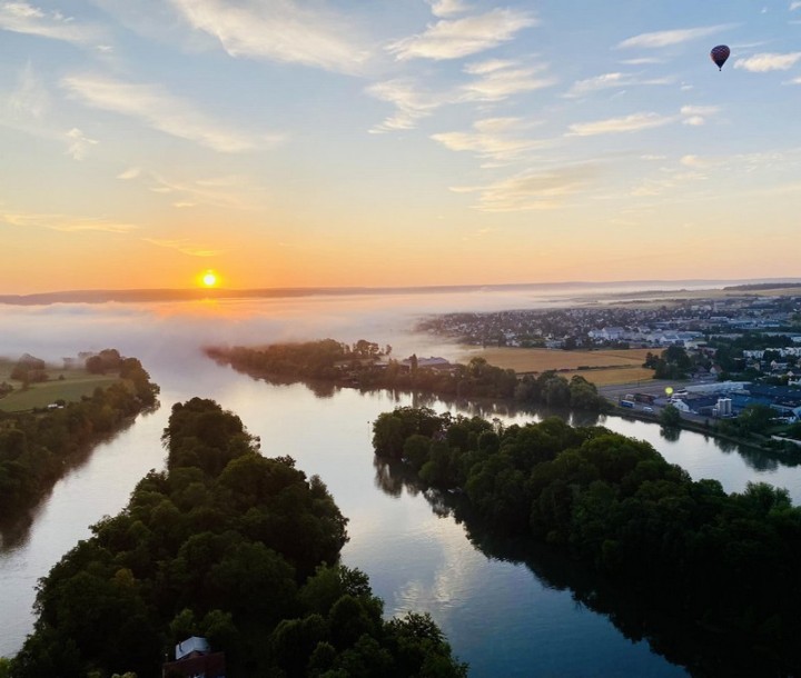 Vol montgolfière Giverny