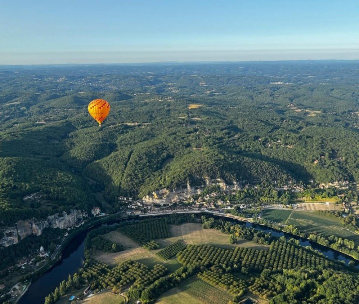 Billet de vol en montgolfière Périgord France Montgolfières Billet Tour en montgolfière