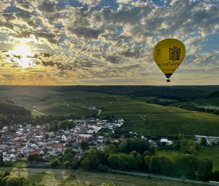 Vol en montgolfière en Champagne Reims France Montgolfières Billet Tour en montgolfière
