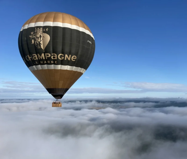 Champagne flight ticket Balloon Ride France Montgolfières