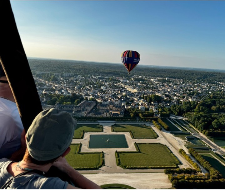 Nacelle privative vol en montgolfière Ile de France Fontainebleau France Montgolfières