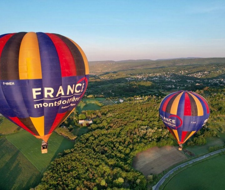 Formule Charme Vol en montgolfière et nuit d'hôtel France Montgolfières