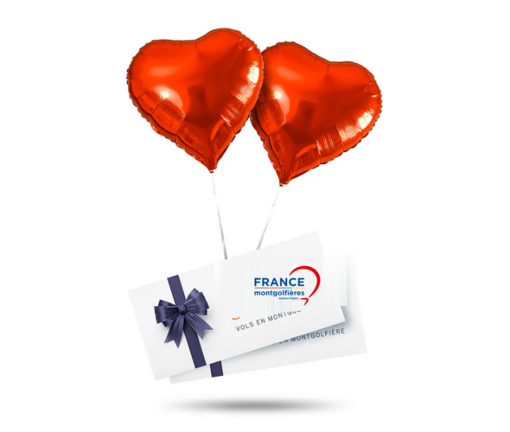 Dites le avec un ballon rouge, Balloon Box France Montgolfières billet de vol montgolfière