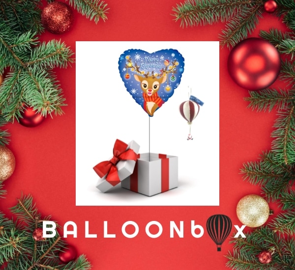 Balloon Box Renne de Noël